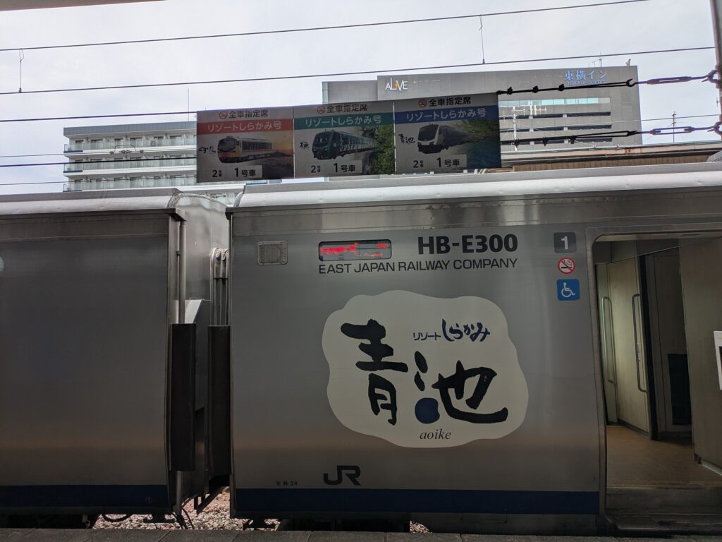 りぞーとしらかみ青池編成