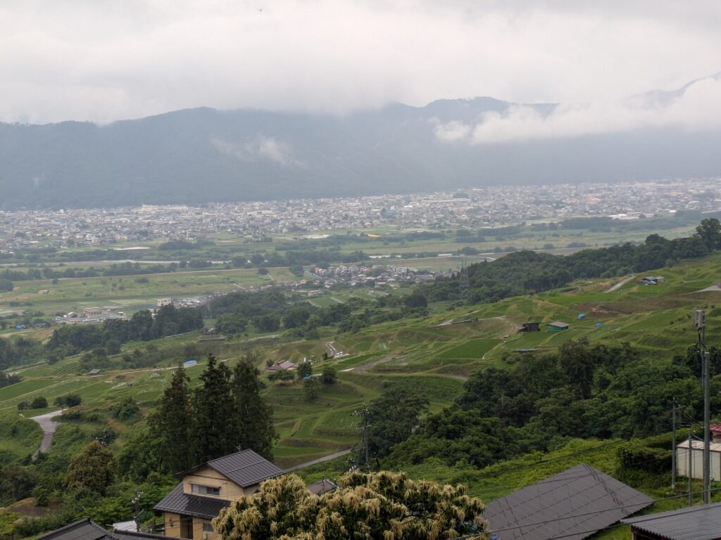 ホームからの風景