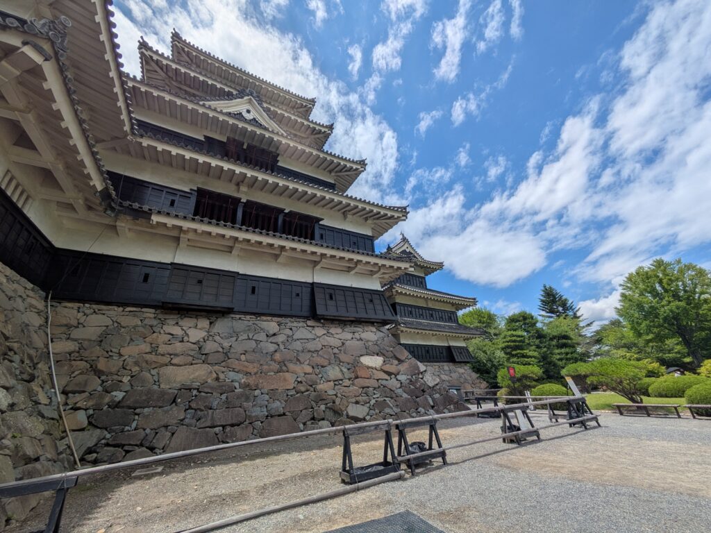 松本城背景